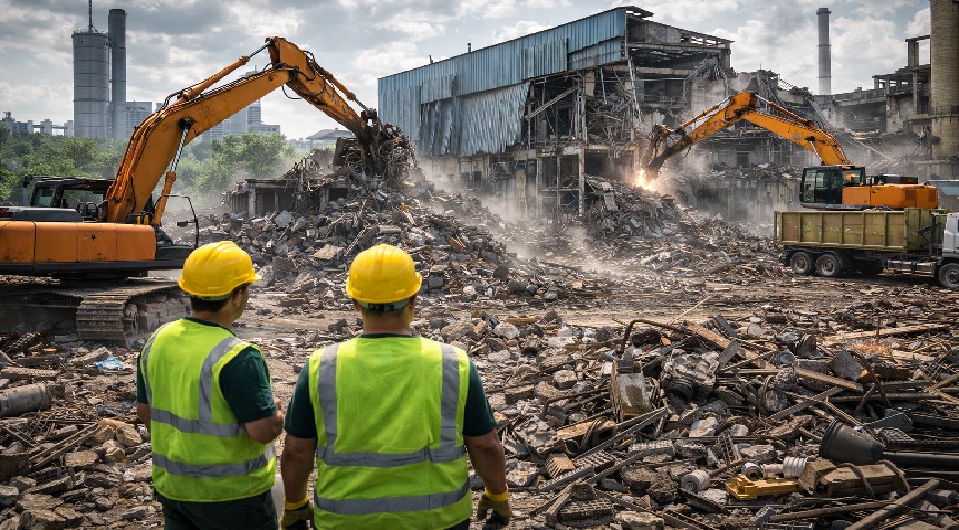 factory industrial demolition services mumbai